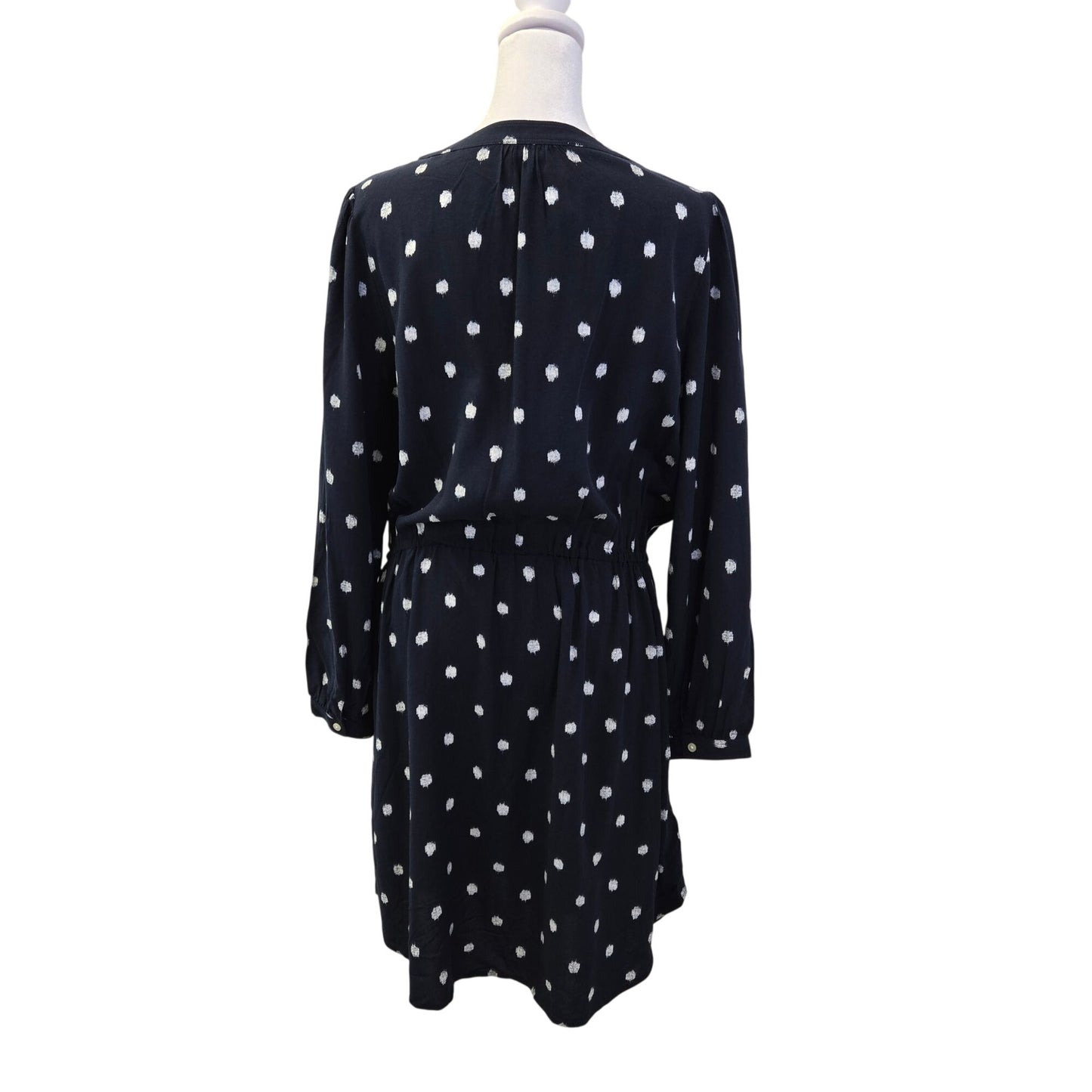 NWT Loft 100% Rayon Tie Waist Shirt Dress Size Medium