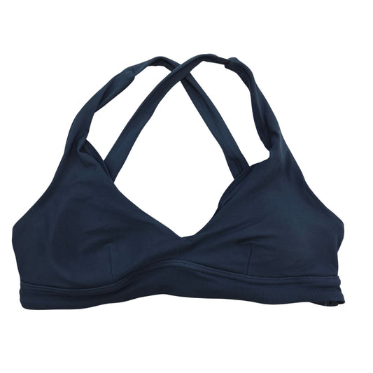 Prana Ribbed Criss-Cross Sports Bra Size Large