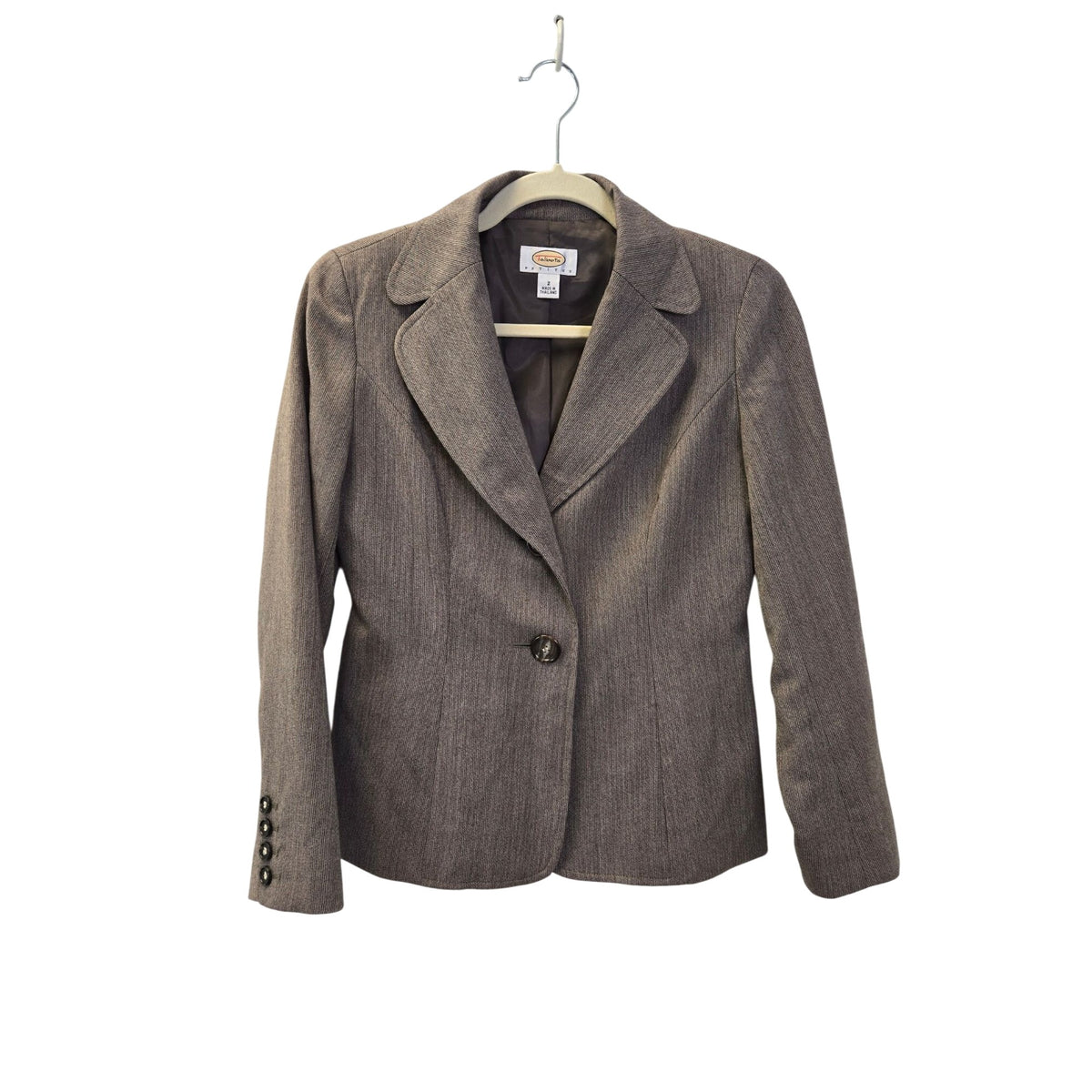 Talbots 100% Wool Two Button Blazer Jacket Size 2 Petite