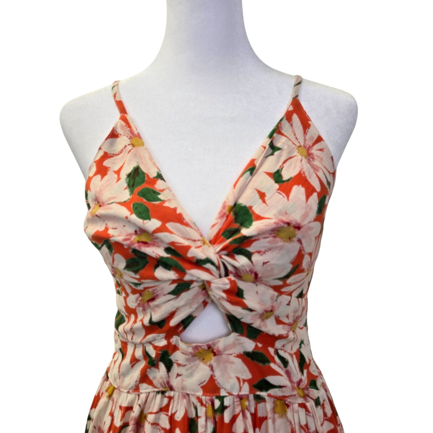 NWT Angie Floral Criss-Cross Fit & Flare Sundress Size Small