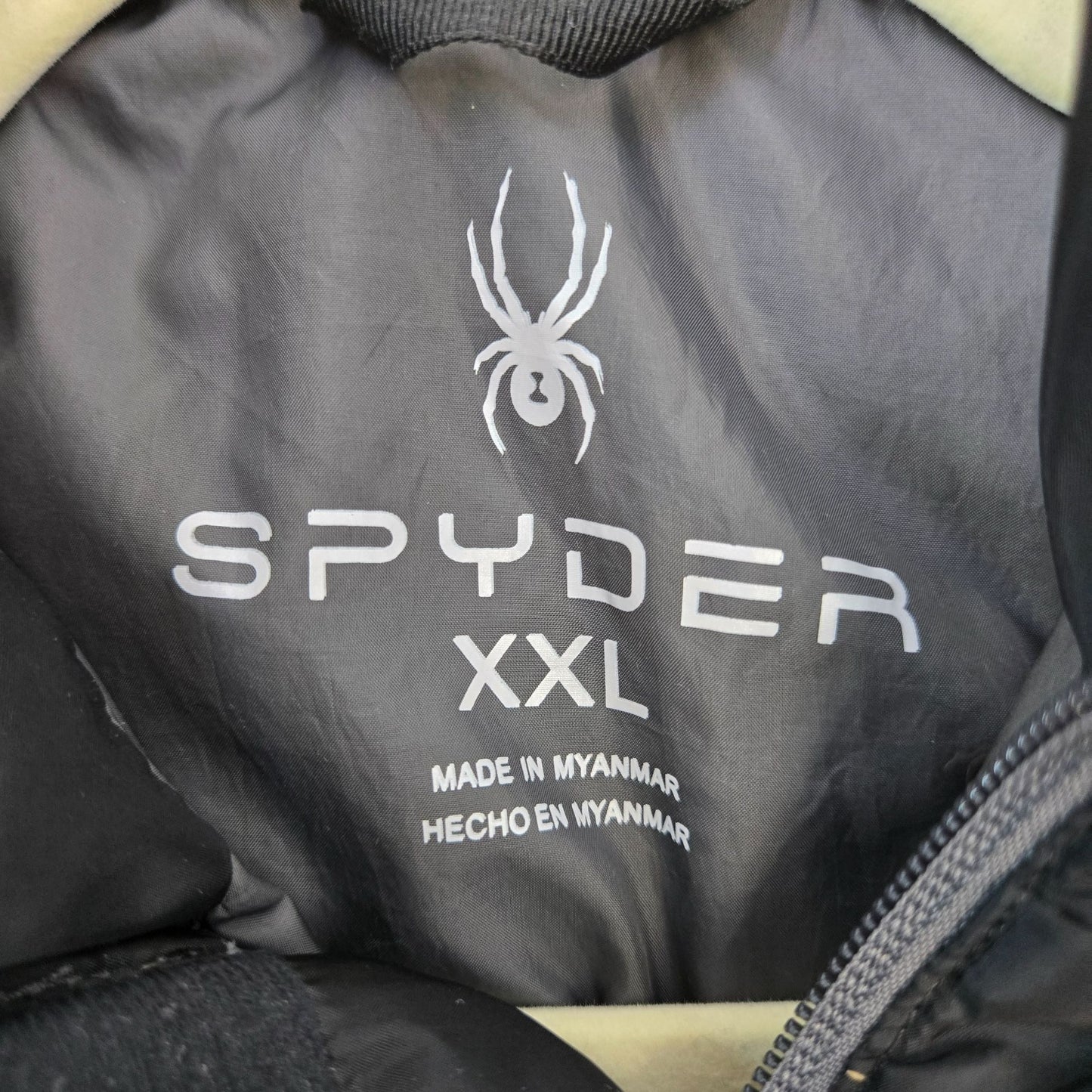 Spyder 100% Duck Down Filled Puffer Jacket Size XXL