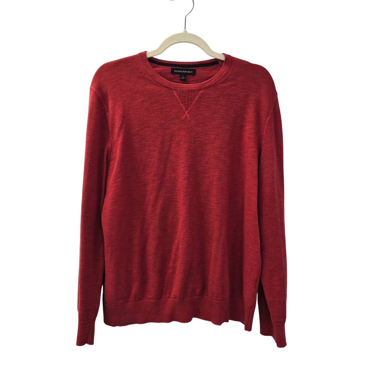 Banana Republic 100% Cotton Lightweight Crewneck Sweater Size Large