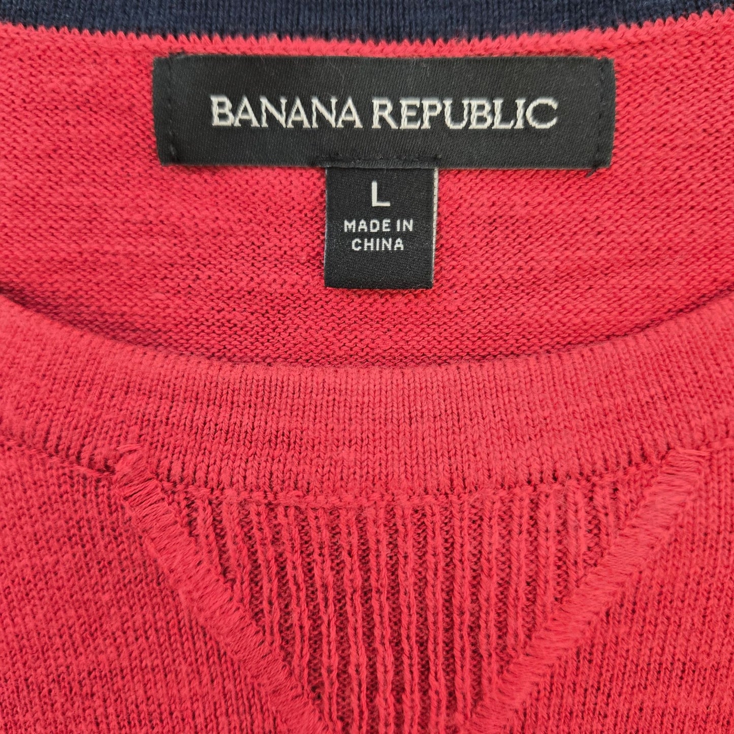 Banana Republic 100% Cotton Lightweight Crewneck Sweater Size Large