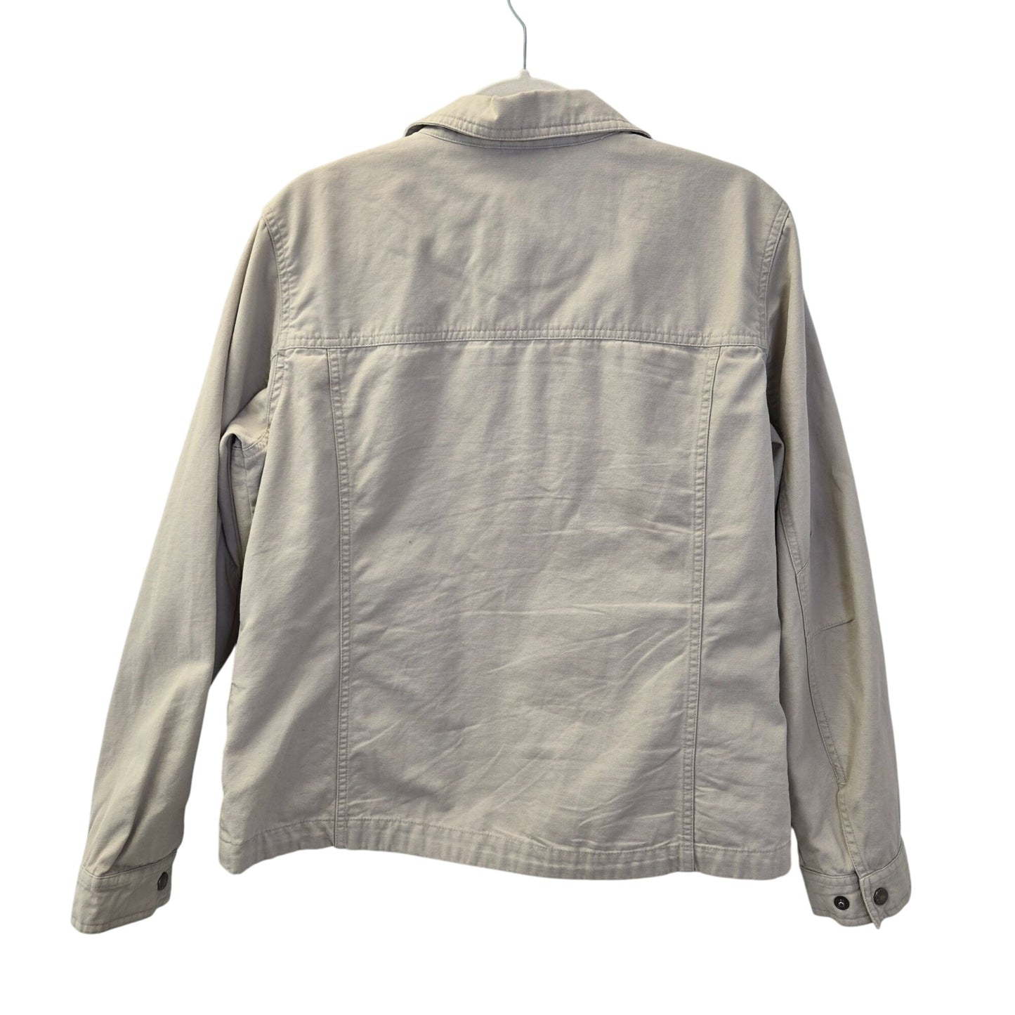 Columbia Stonewashed Granite Cloth Canvas Full Zip Jacket Size Large