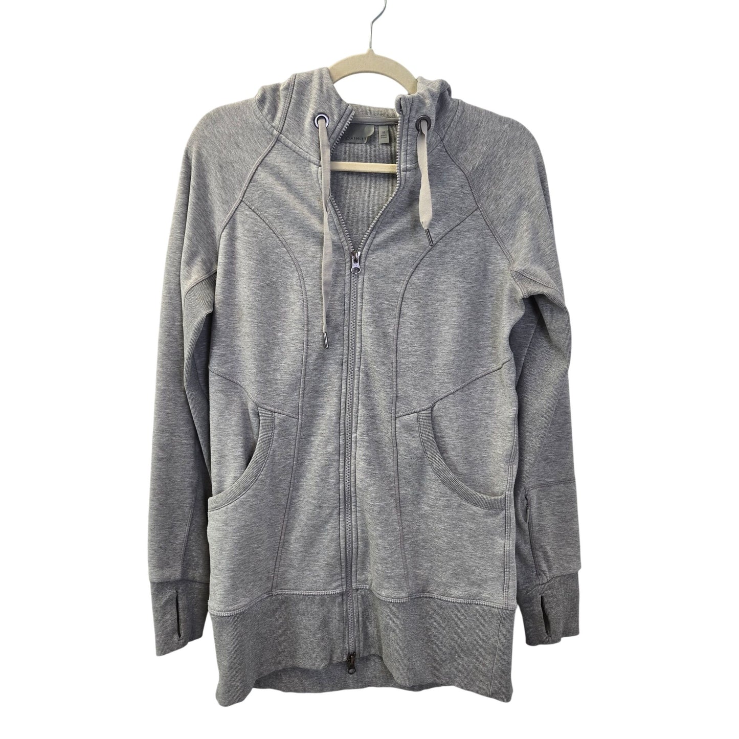 Athleta Cya Strength Full Zip Hooded Sweatshirt Size Medium