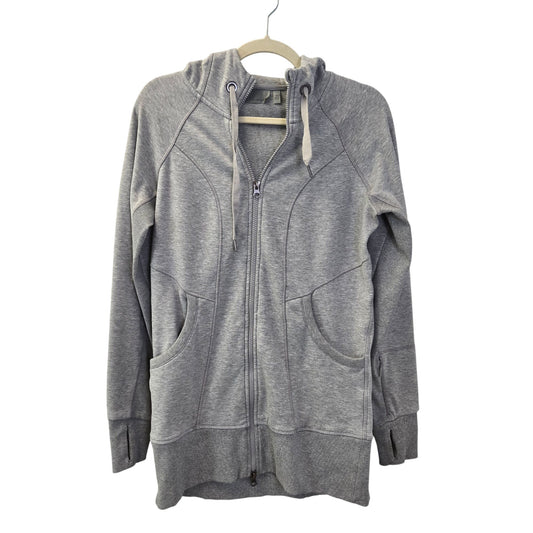 Athleta Cya Strength Full Zip Hooded Sweatshirt Size Medium