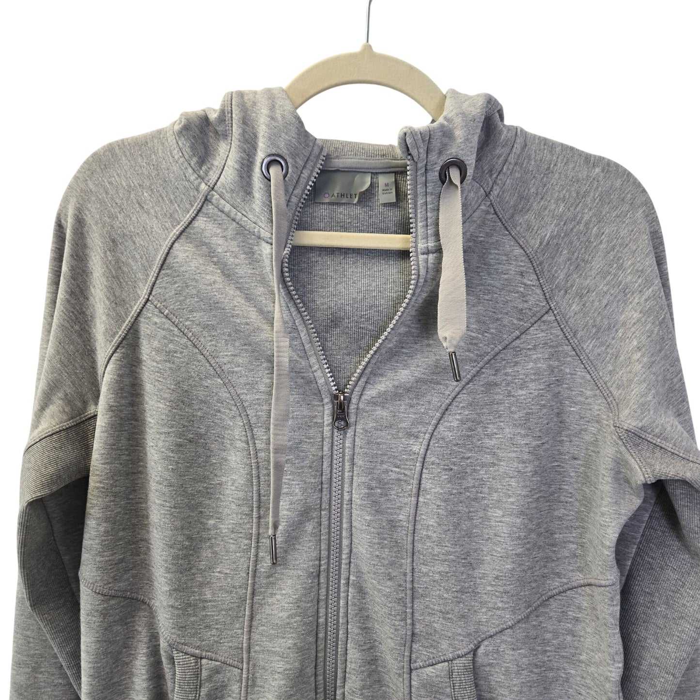 Athleta Cya Strength Full Zip Hooded Sweatshirt Size Medium