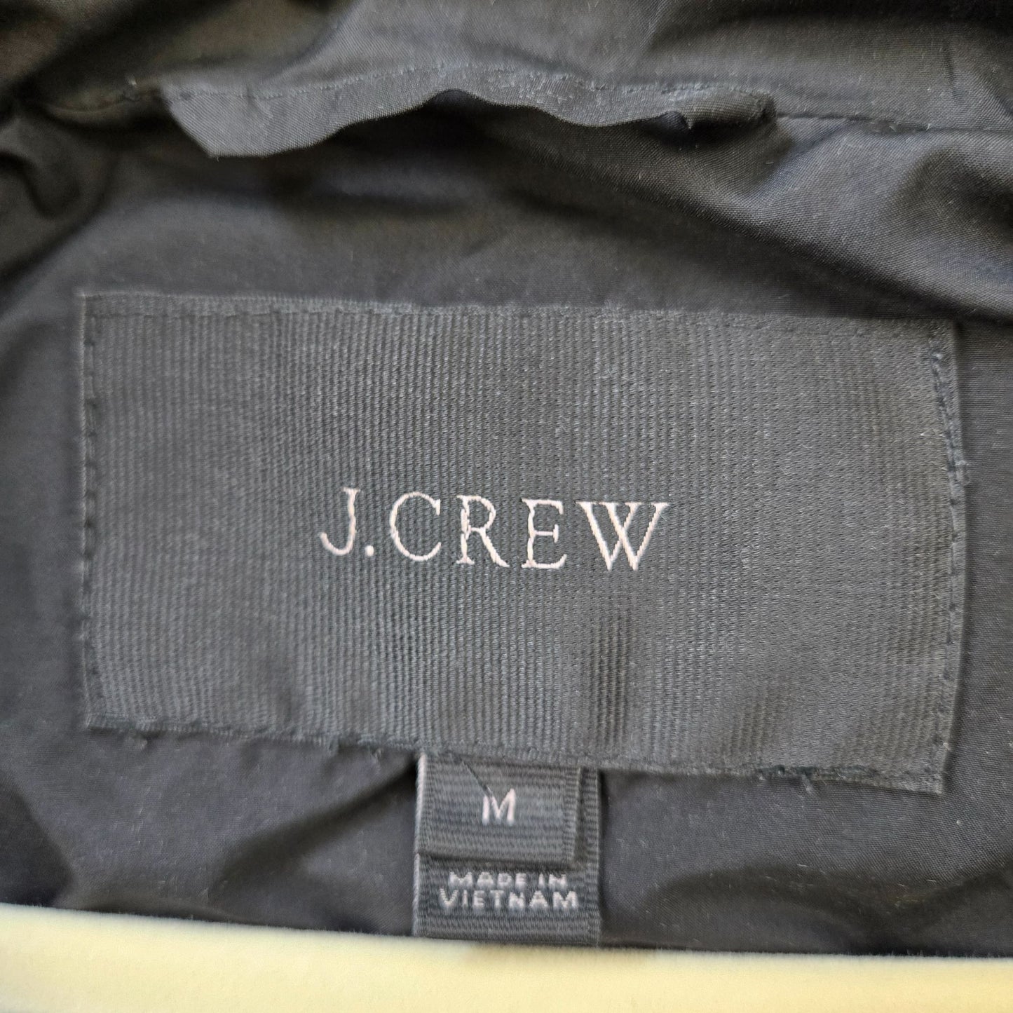 J. Crew Wintress Down Filled Belted Puffer Coat with Removable Hood Size Medium