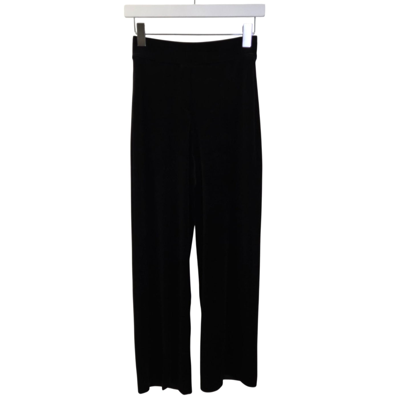 Spanx Crushed Velvet Split Hem Wide Leg Pants Size Small