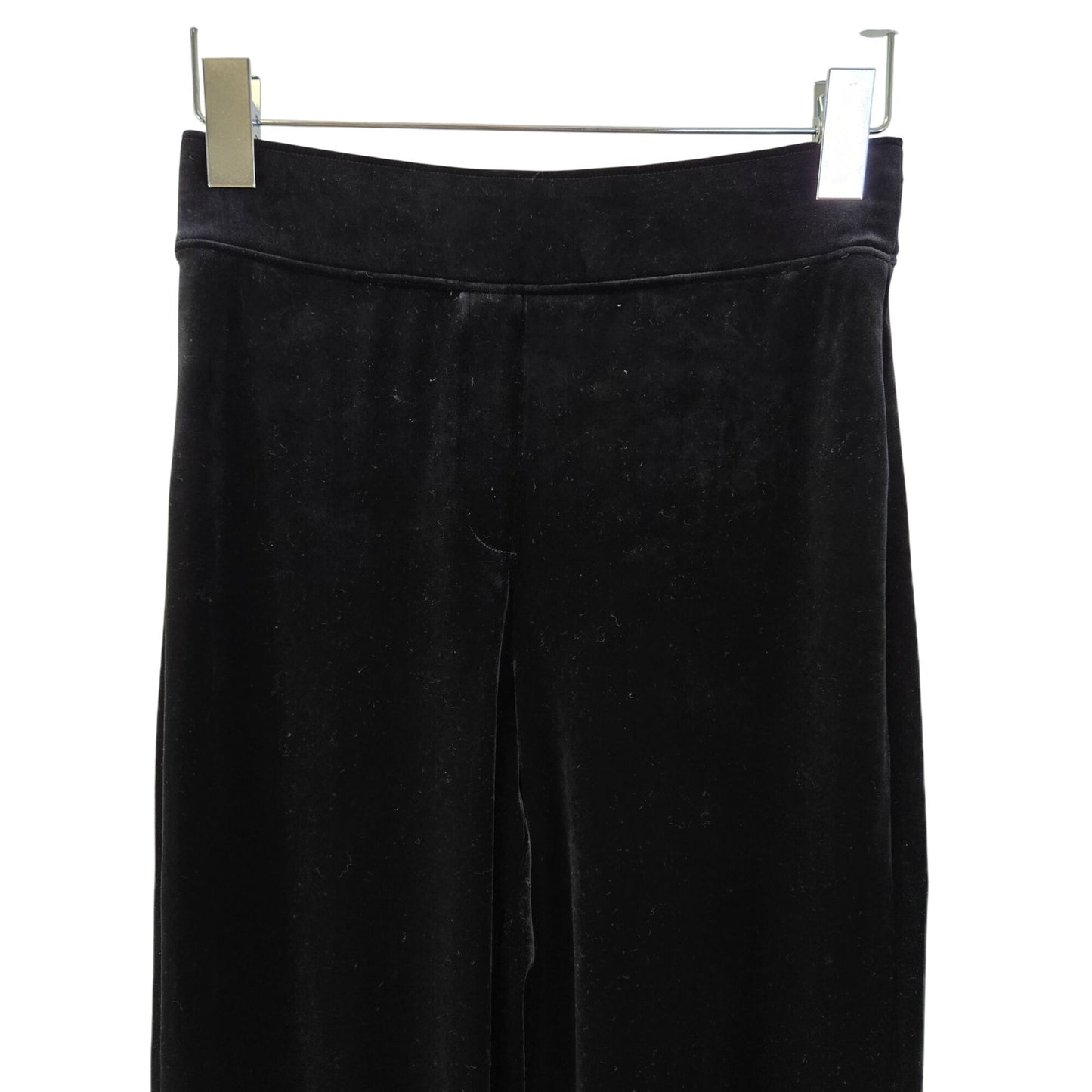 Spanx Crushed Velvet Split Hem Wide Leg Pants Size Small