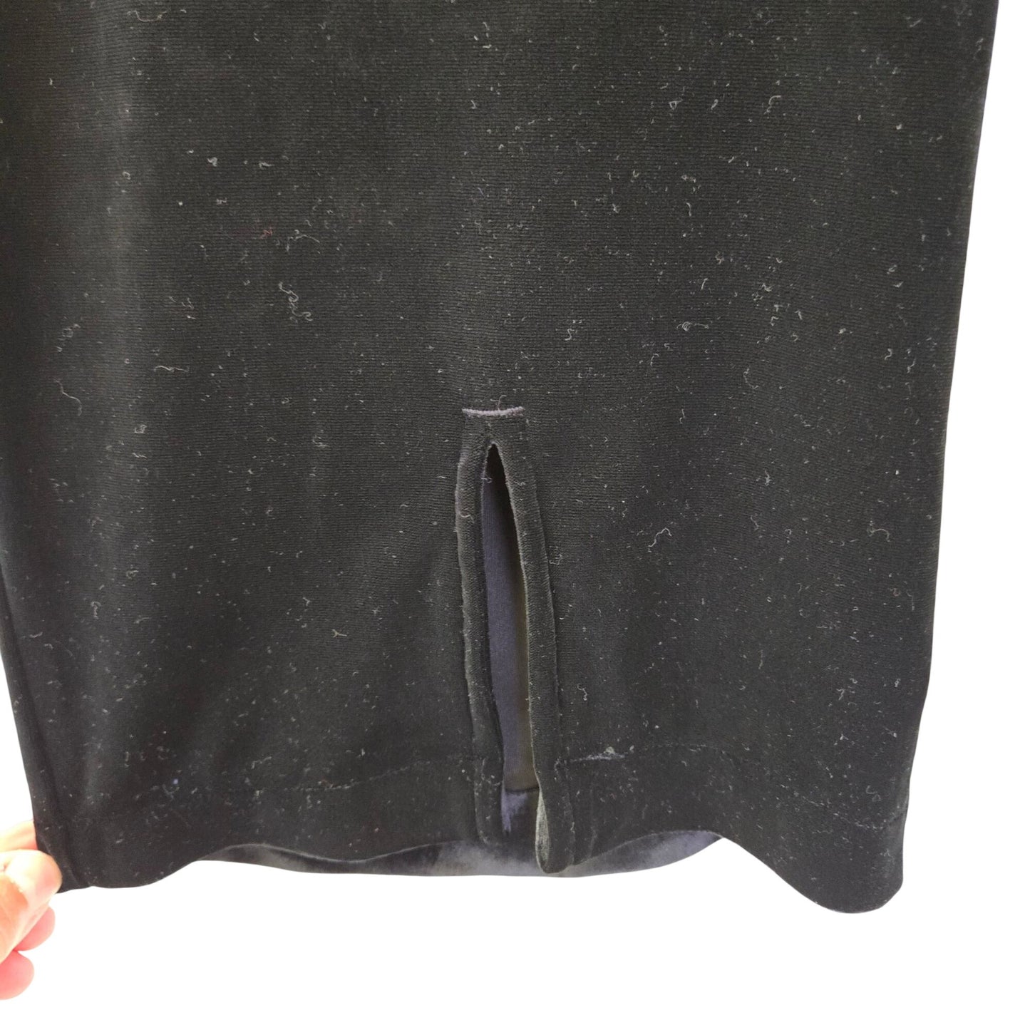 Spanx Crushed Velvet Split Hem Wide Leg Pants Size Small