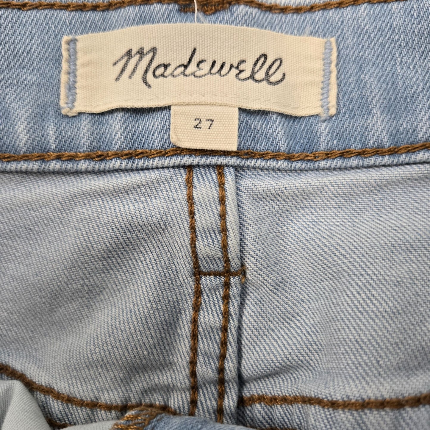 Madewell Front Pocket High Rise Barrel Jeans Size 27