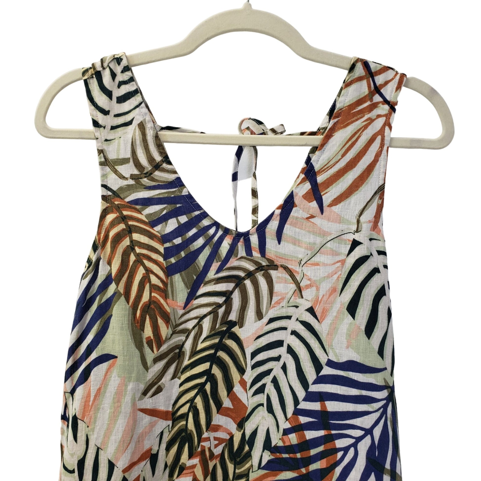 Tahari 100% Linen Tropical Print Mini Dress Size Small theuntamedthread.com Tahari 100% Linen Tropical Print Mini Dress Size Small theuntamedthread.com