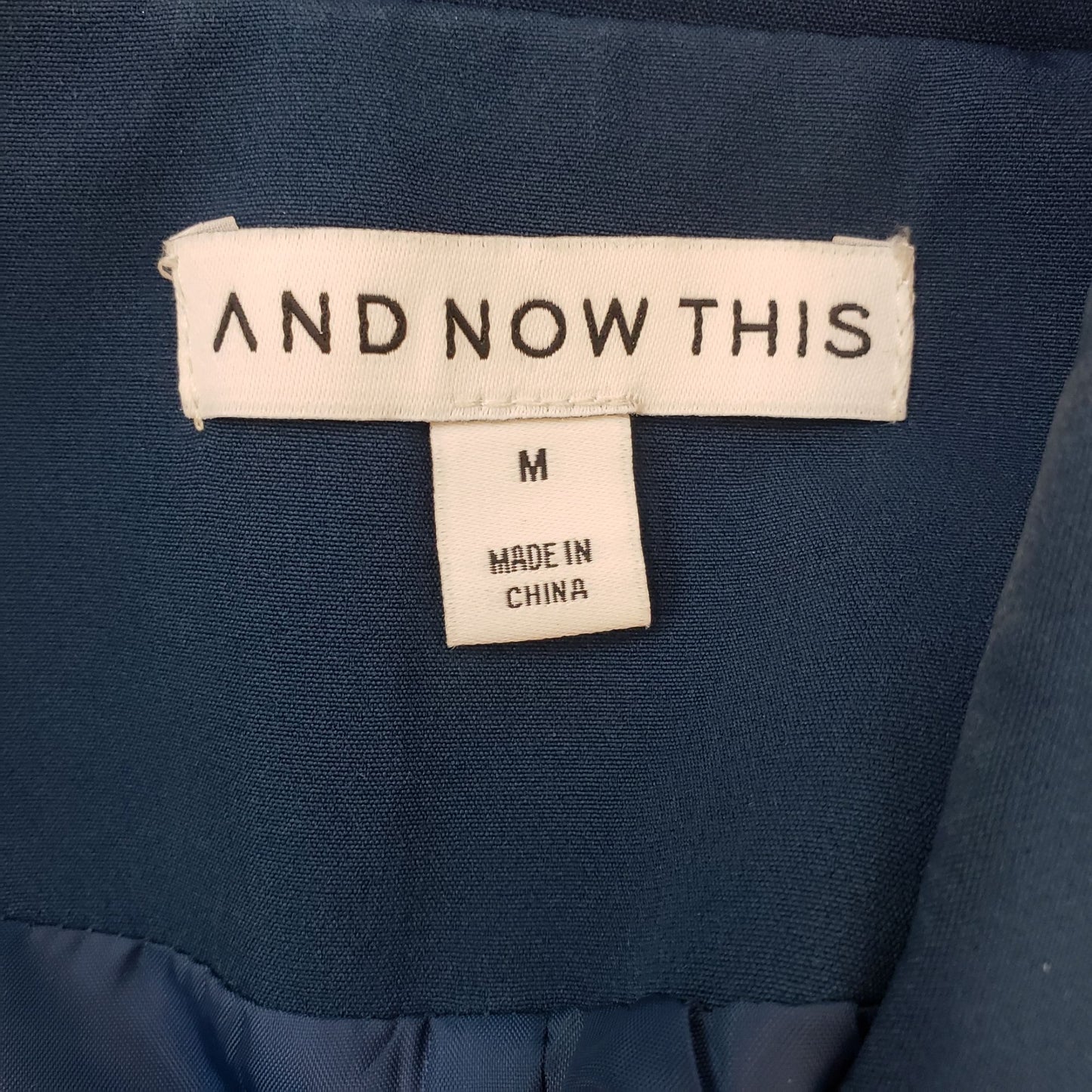 And Now This Oversized One Button Career Blazer Jacket Size Medium