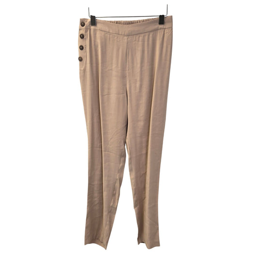 NWT BCBGeneration Tapered High Rise Trouser Pants in Sand Size Small
