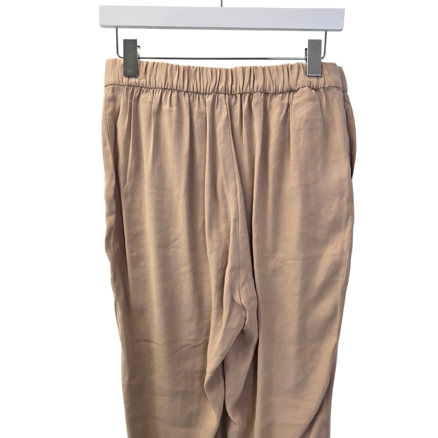 NWT BCBGeneration Tapered High Rise Trouser Pants in Sand Size Small