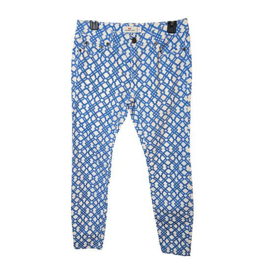 Vineyard Vines Lattice Print Skinny Jeans Size 6
