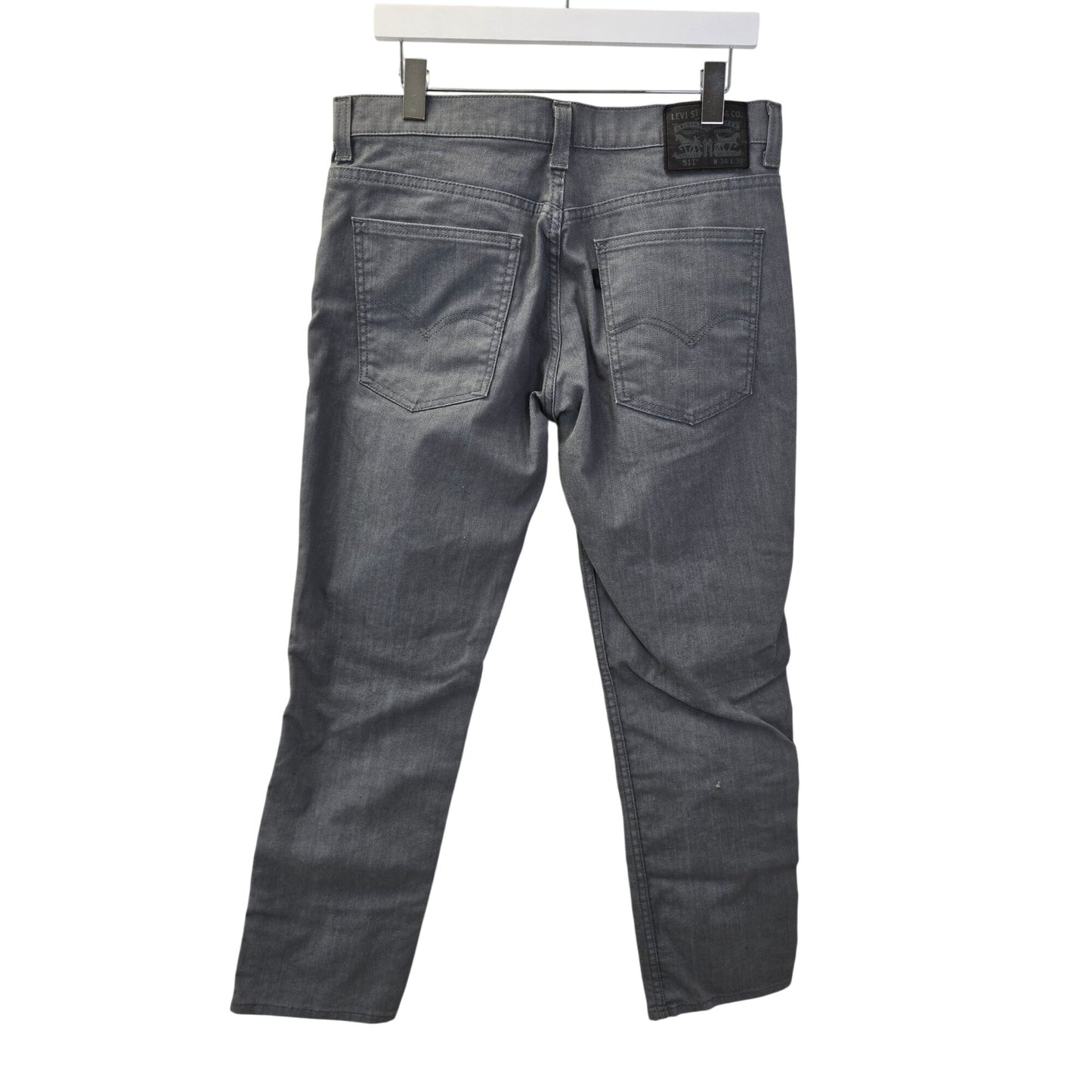 Levi's 511 Straight Leg Gray Jeans Size 34x30
