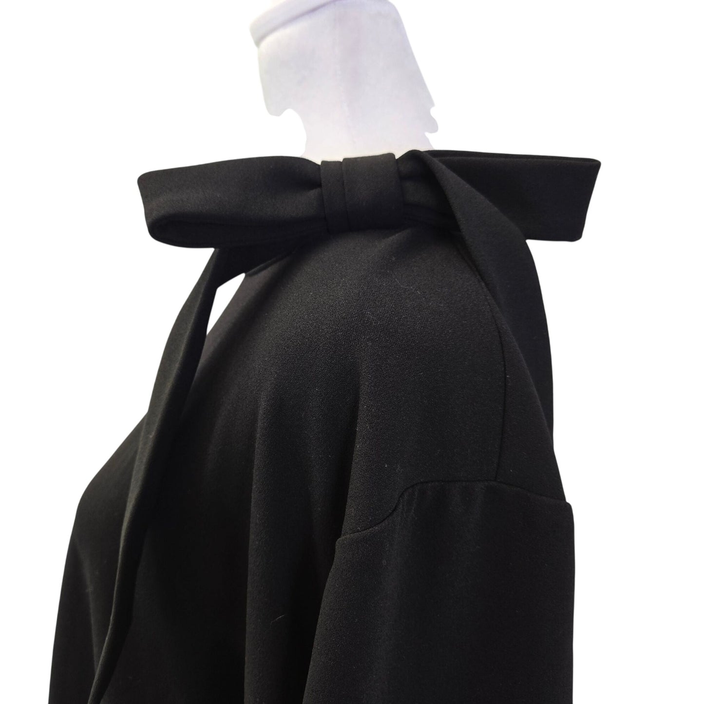 Calvin Klein Long Sleeve Shift Dress with Neck Bow Accent Size 20W