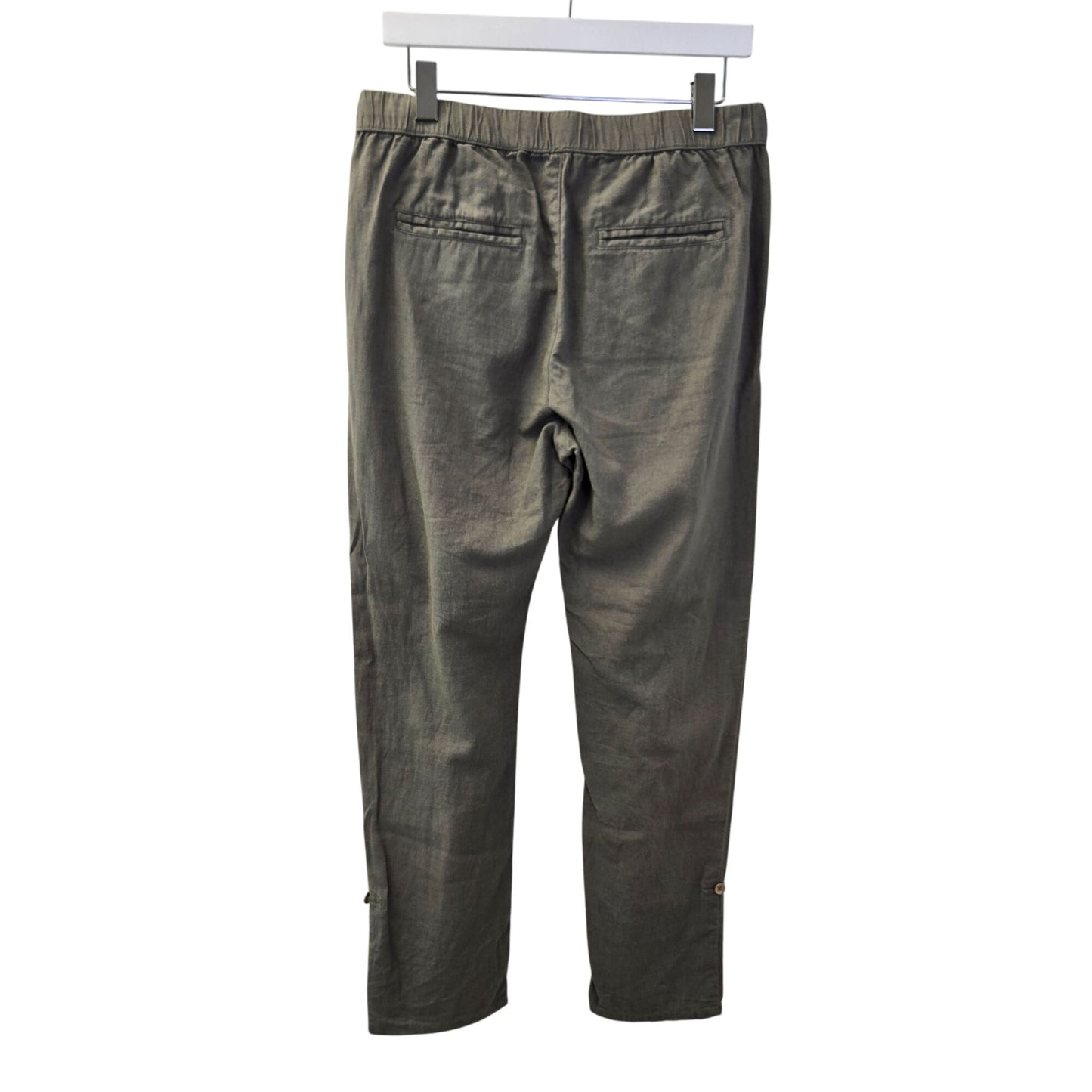 Roxy Linen & Viscose Blend Convertible Casual Pants Size Medium