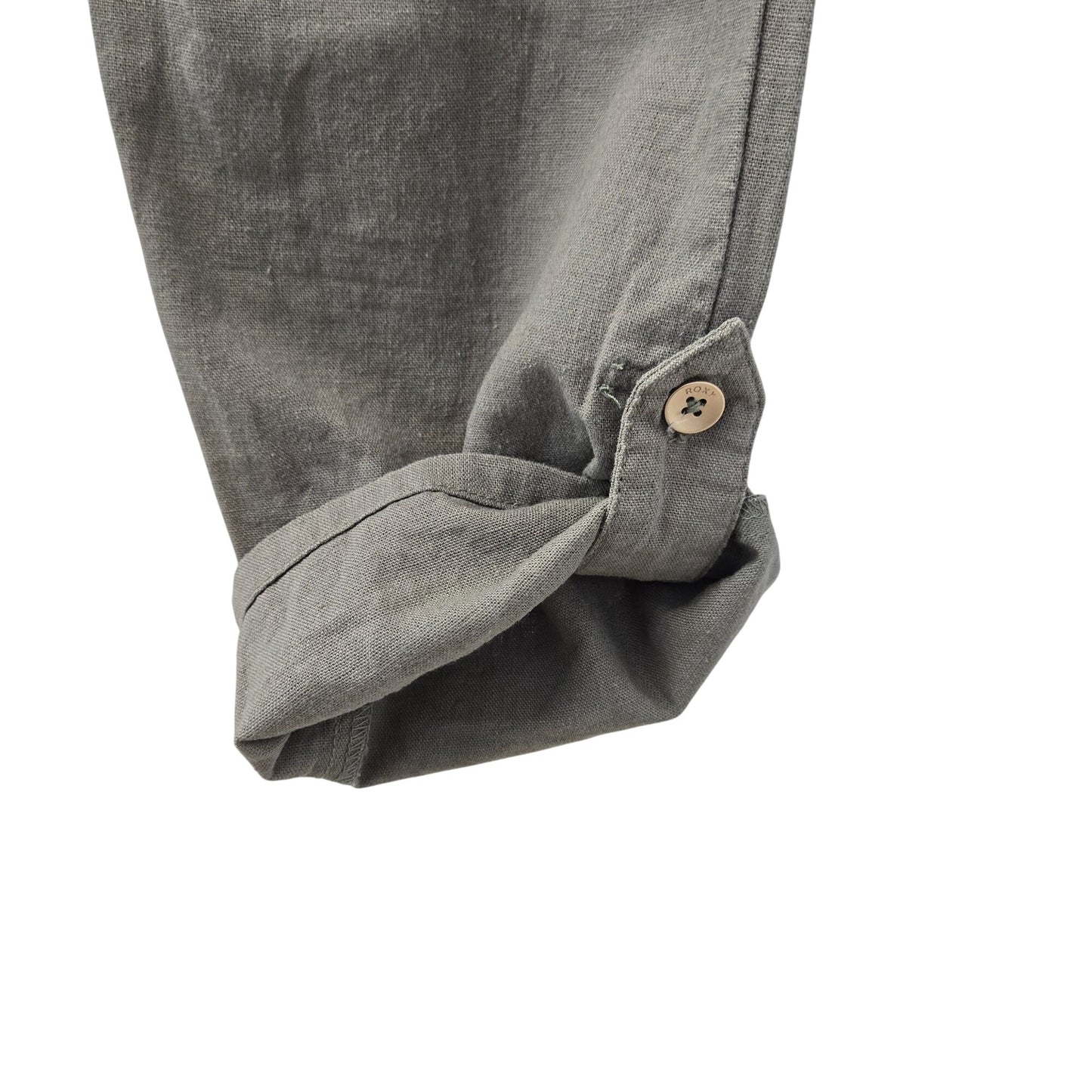 Roxy Linen & Viscose Blend Convertible Casual Pants Size Medium
