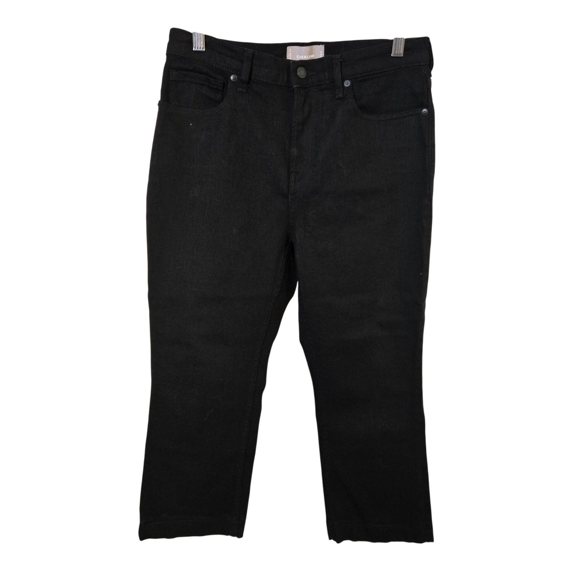 Everlane The Straight Leg Crop Jeans in Black Size 29