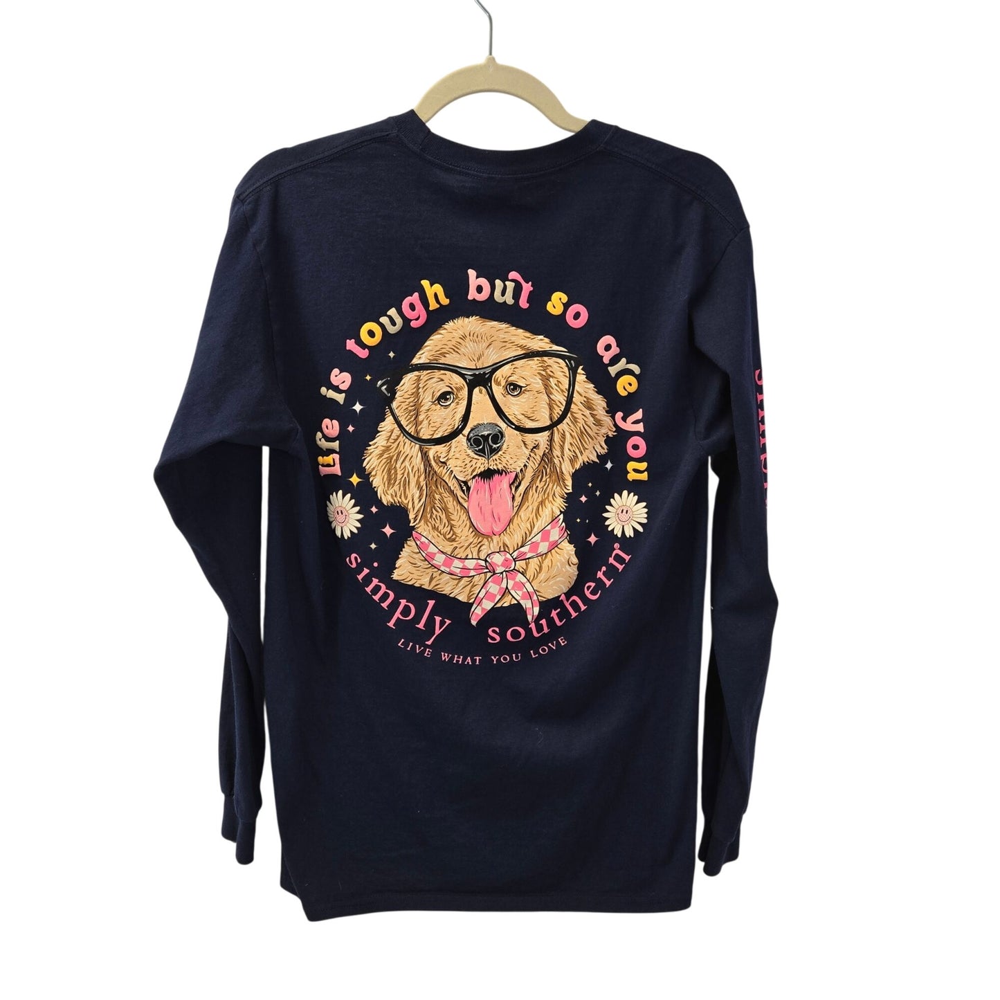 Simply Southern Life is Tough but So Are You Long Sleeve T-Shirt Size Medium