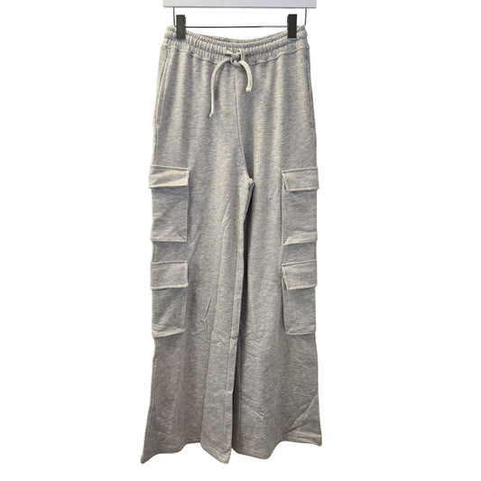 NWT WeWoreWhat Fleece Lined Cargo Flare Sweatpants Size XS