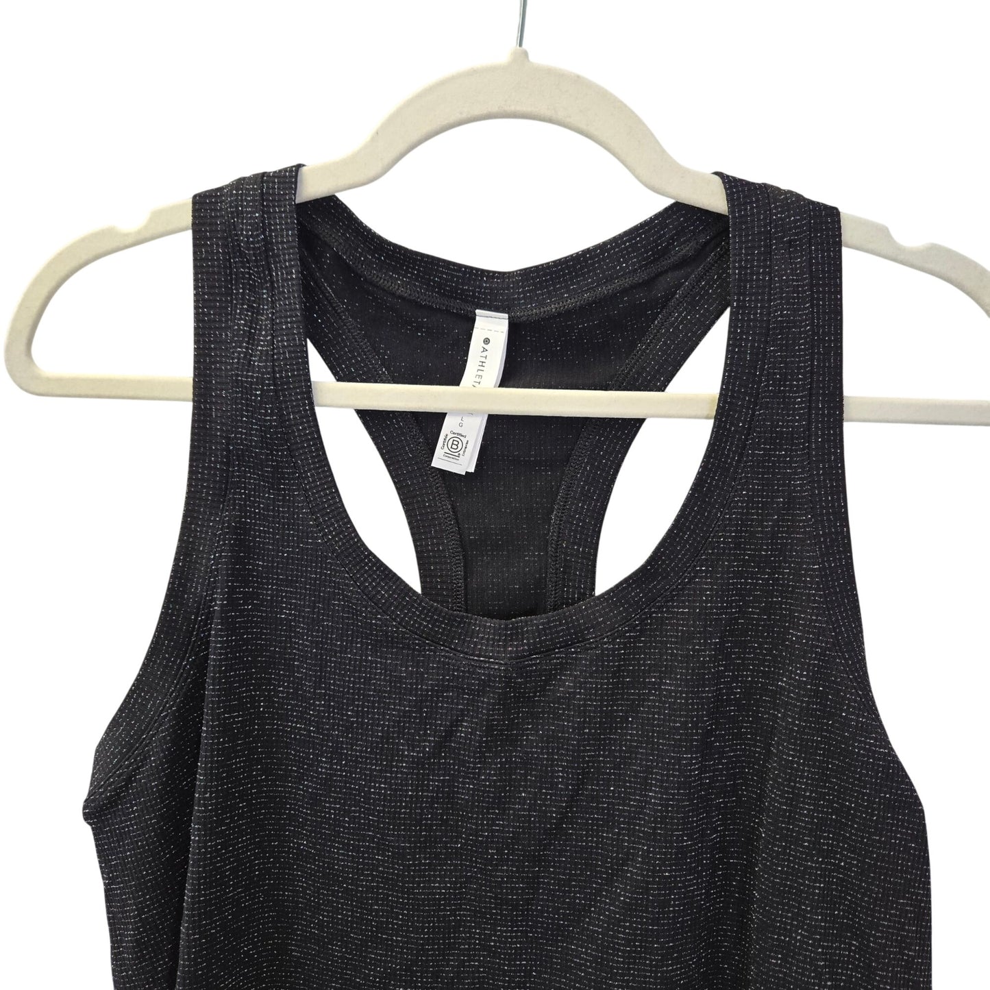 NWT Athleta Momentum Seamless Glitter Tank Size Large