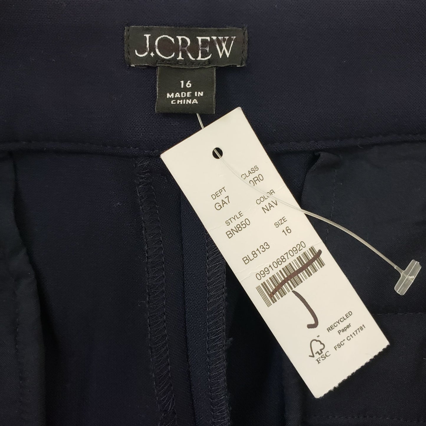 NWT J. Crew Wide Leg Sydney Pants Size 16