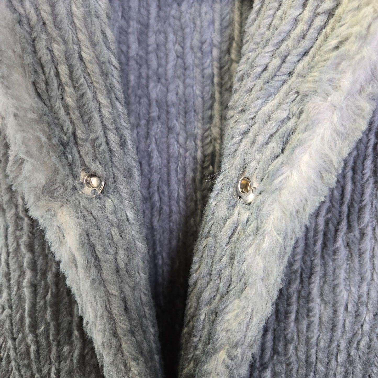 Dylan Faux Fur Ombre Two Snap Closure Vest Size Small