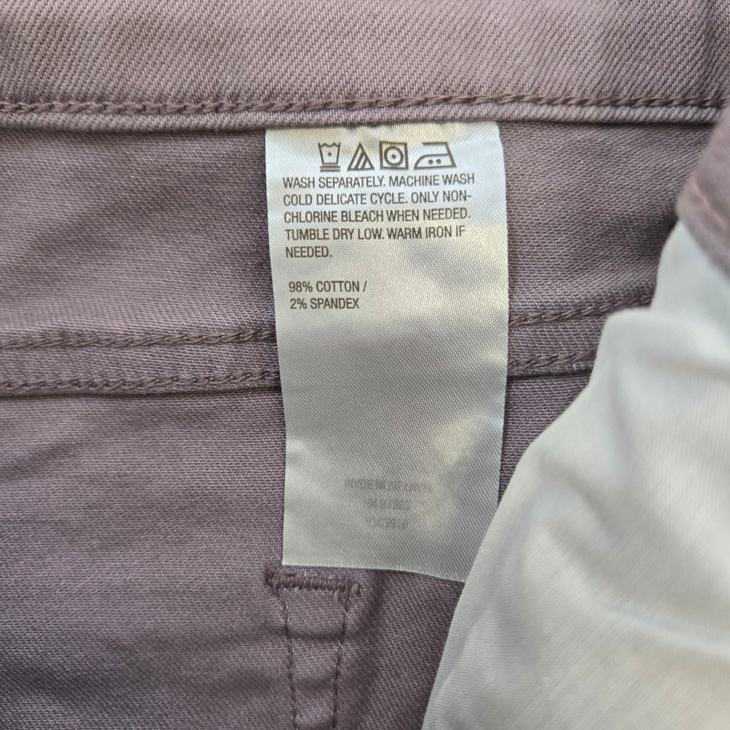 LOGO by Lori Goldstein Lavender Boyfriend Jeans Size 20W