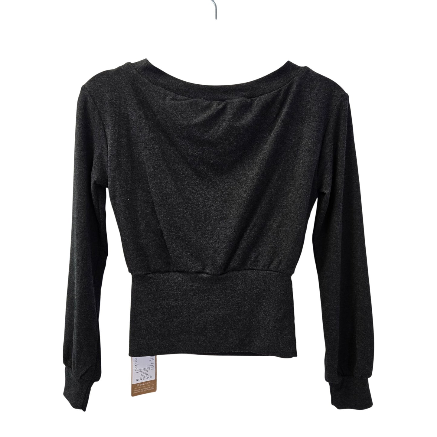 NWT OGL Wool Blend Built-In Padded Shelf Bra Sweater Size XS