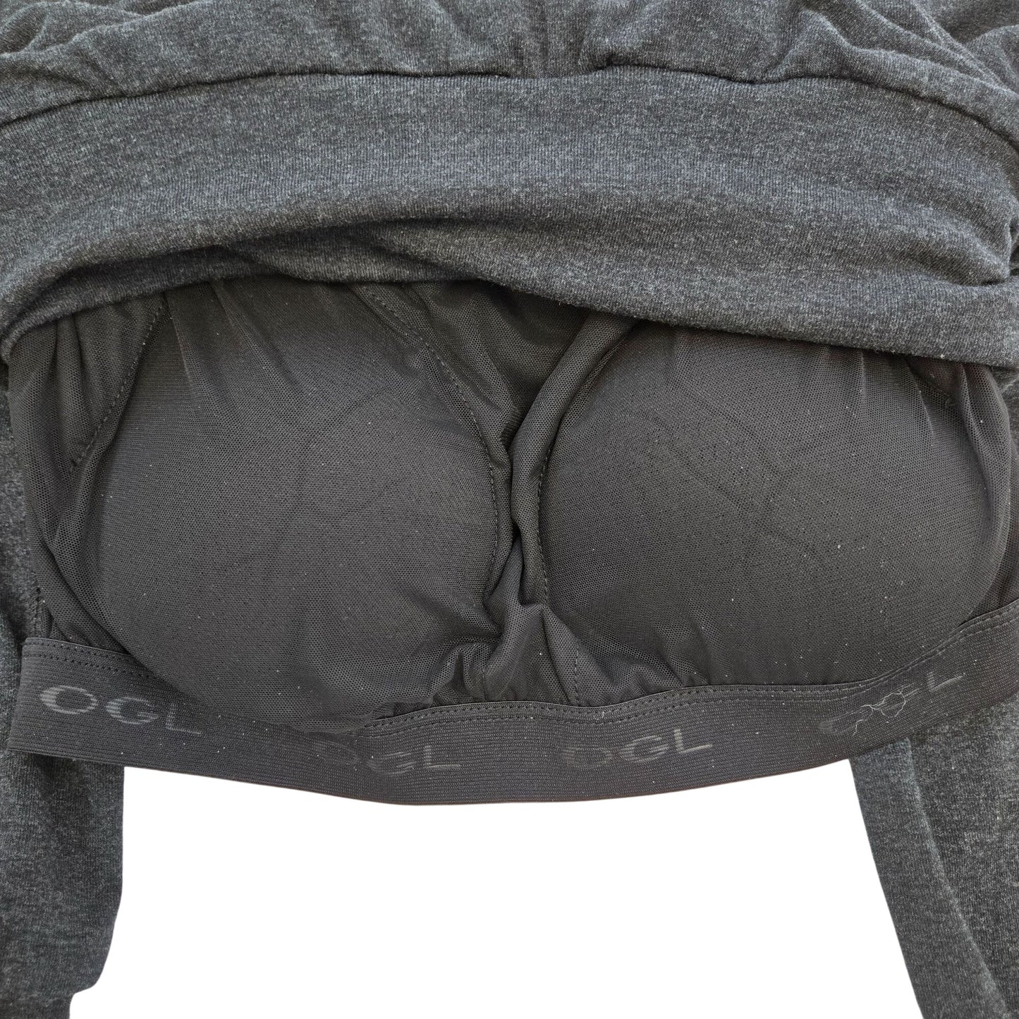 NWT OGL Wool Blend Built-In Padded Shelf Bra Sweater Size XS