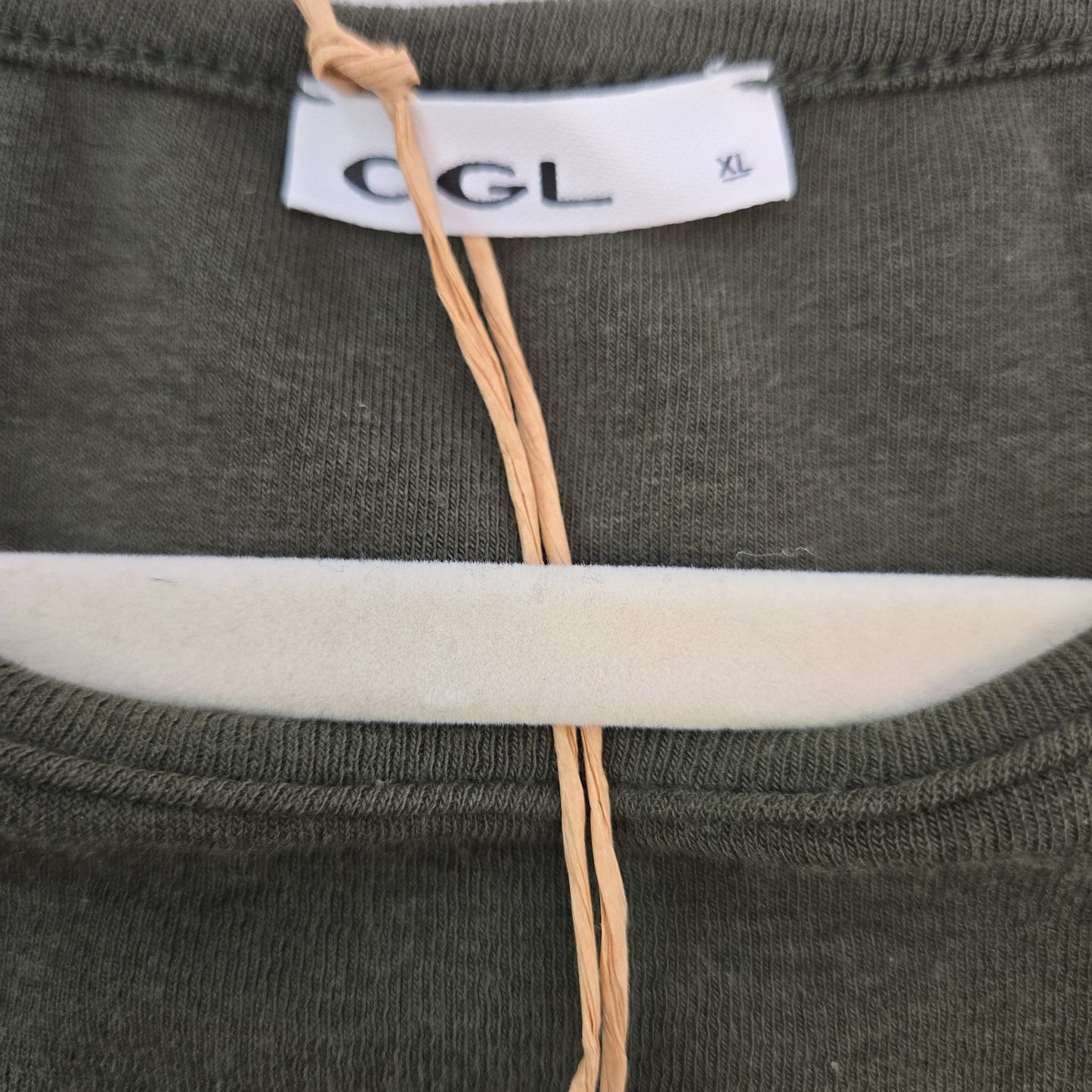 NWT OGL Viscose Blend Ruched Hem Long Sleeve Top Size XL