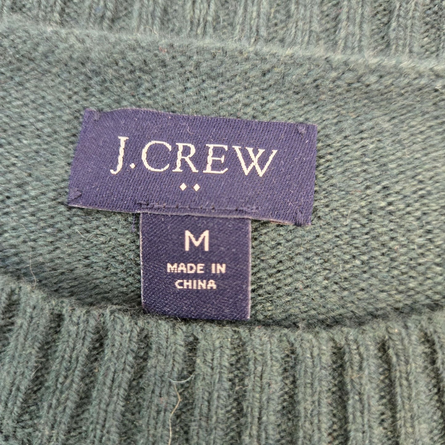 J. Crew Factory Supersoft Lambswool Blend Crewneck Sweater Size Medium