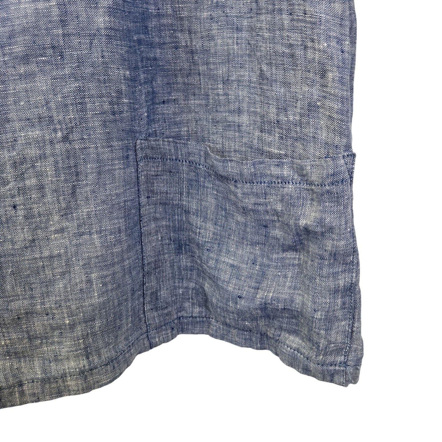 Garnet Hill 100% Linen Sleeveless Tank Top Size Large