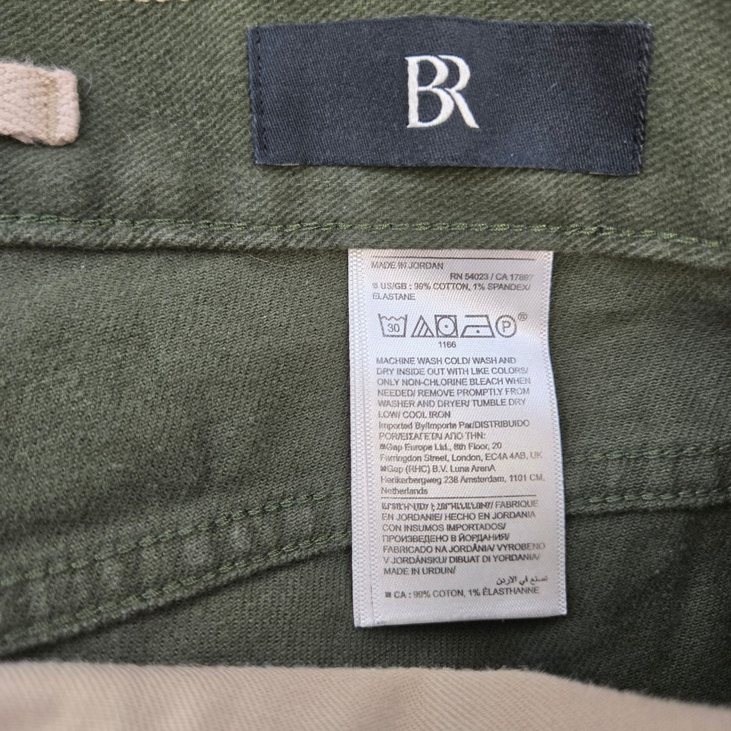 Banana Republic Slim Fit Brushed Traveler Pants Size 36x32