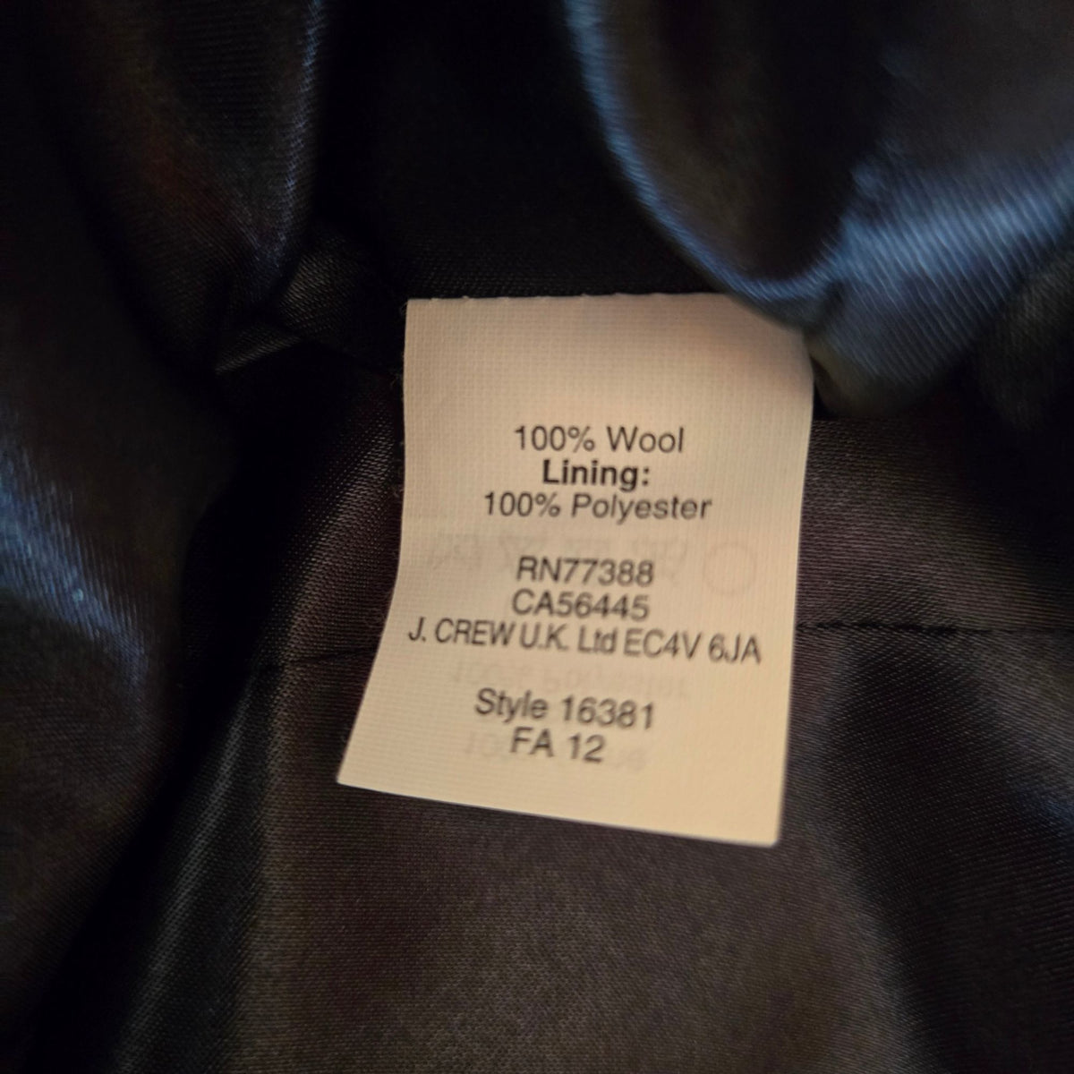 J. Crew 100% Wool 5 Button Blazer Jacket Size 6 Petite