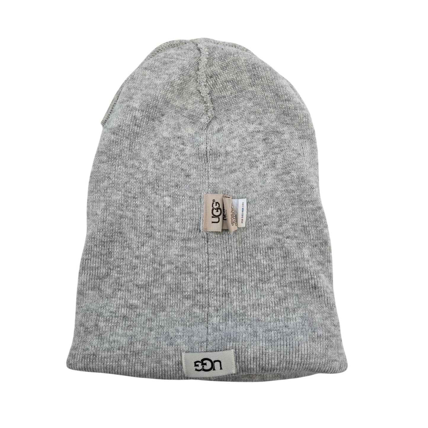 UGG Wool Blend Gray Knit Unisex Beanie Hat