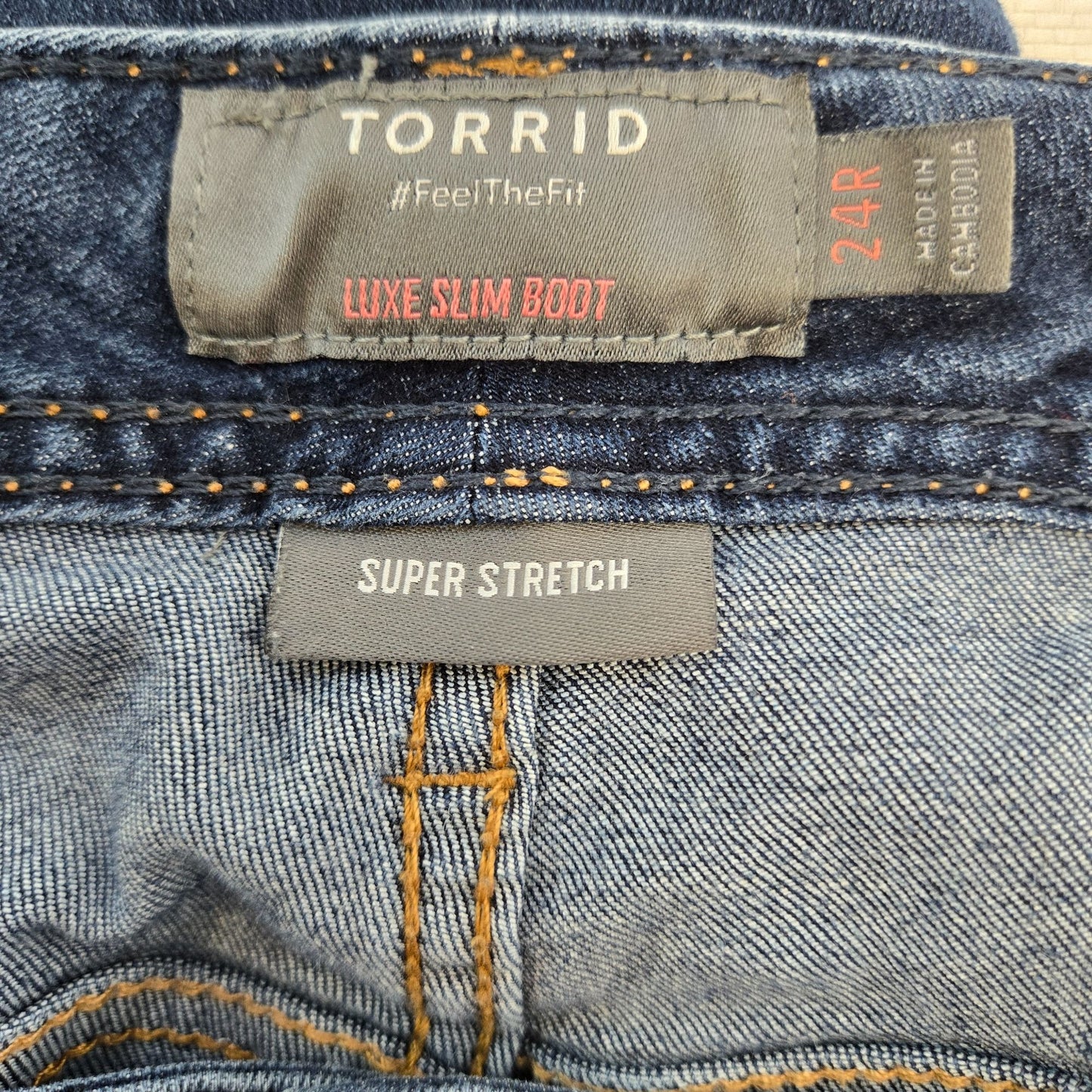 Torrid Luxe Slim Boot Cut Jeans Size 24R