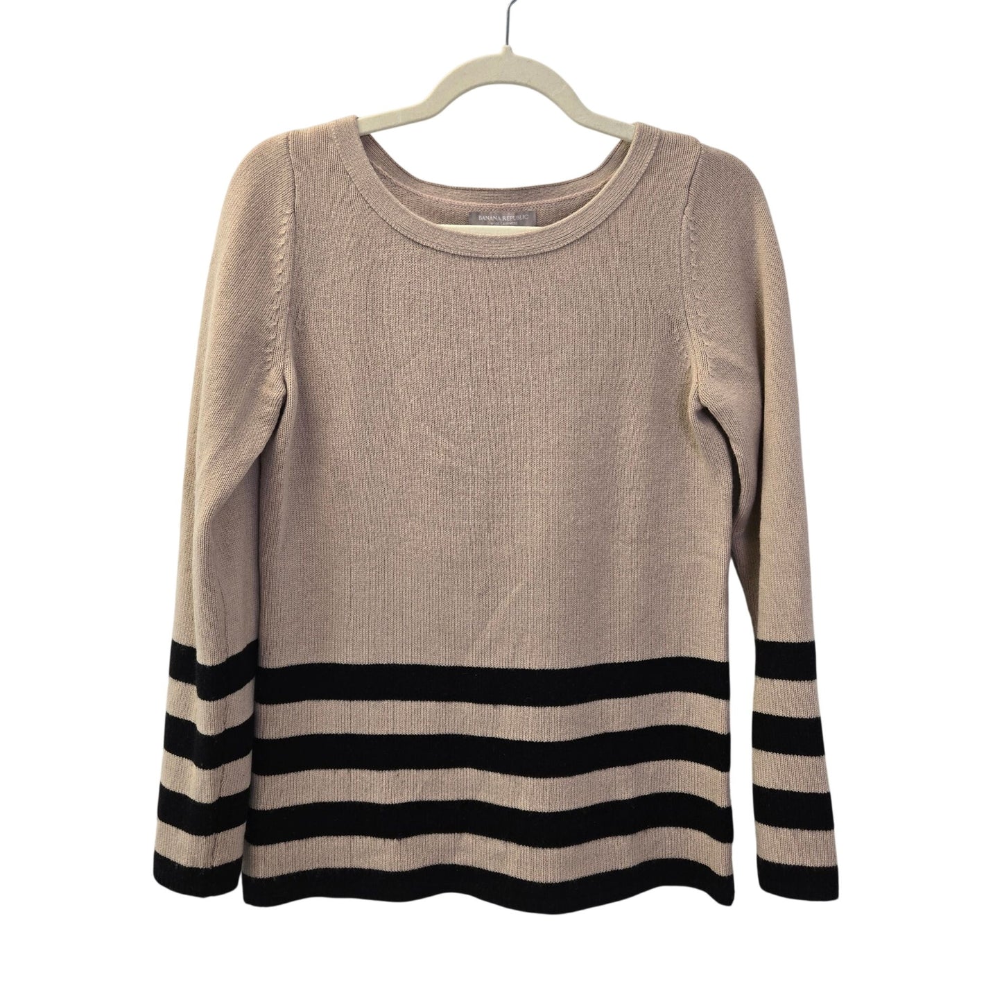Banana Republic Wool and Cashmere Blend Striped Sweater Size Medium
