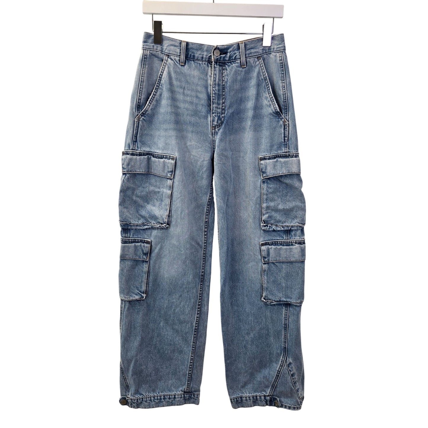 Denim Forum The '90s Millie Hi-rise Cargo Jean Size 27
