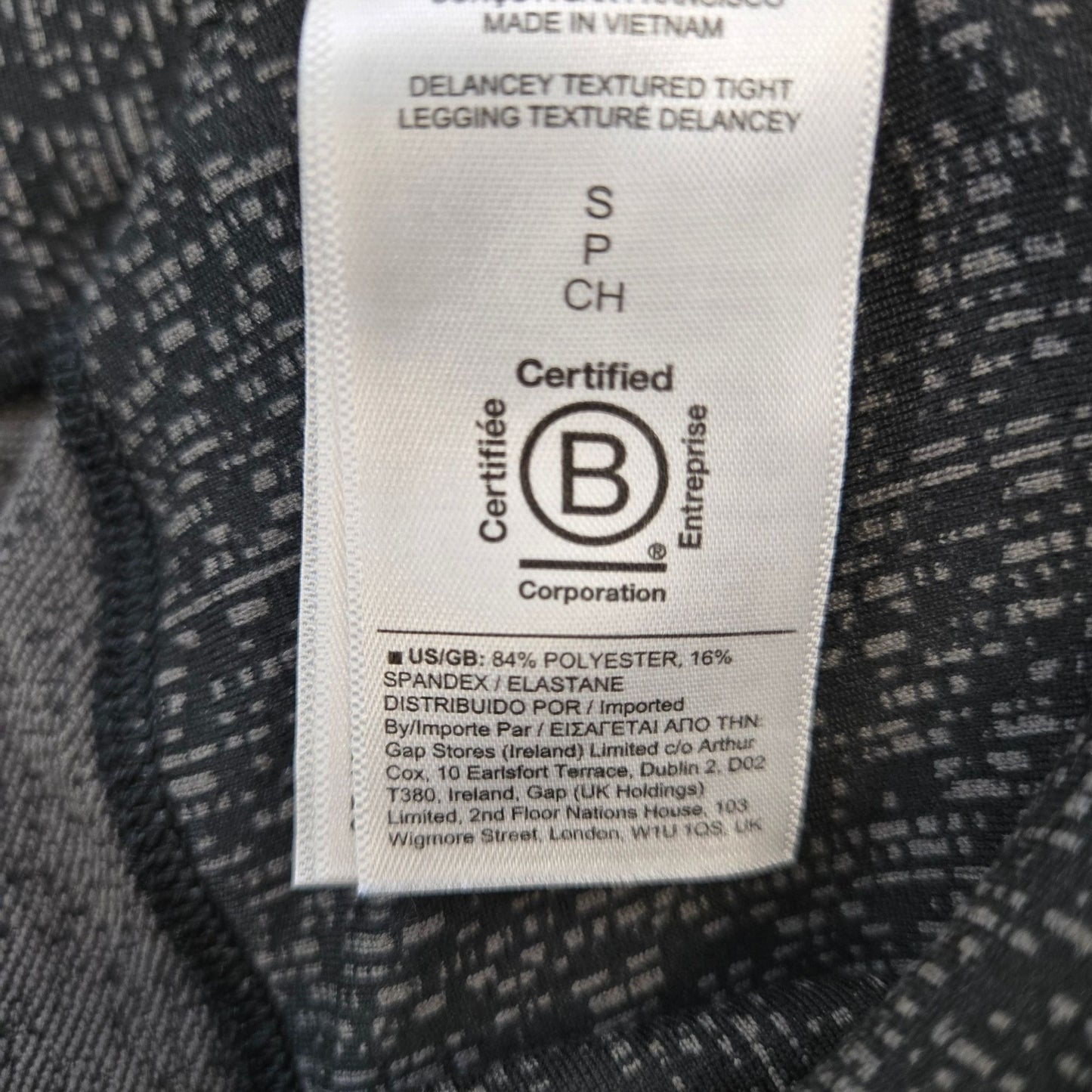 Athleta Delancey Textured Tight Crop Leggings Size Small