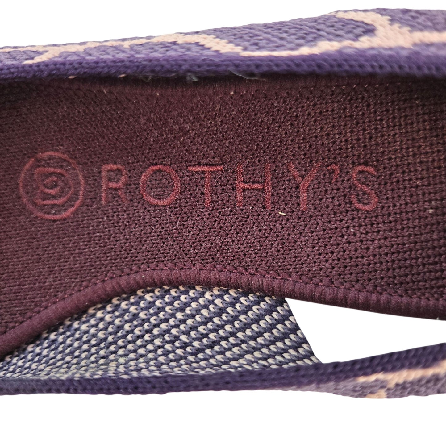 Rothy's The Point Violet Giraffe Pointed Toe Flats Size 6.5