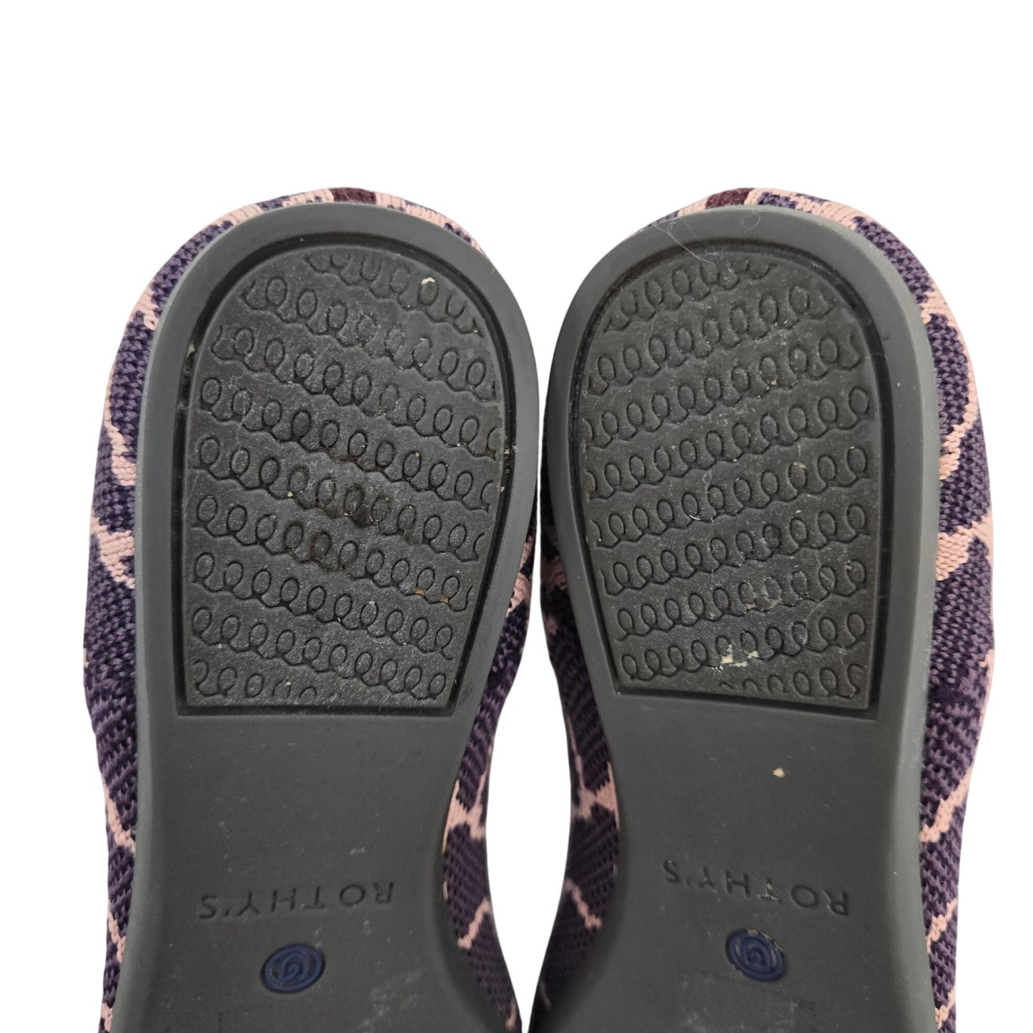 Rothy's The Point Violet Giraffe Pointed Toe Flats Size 6.5