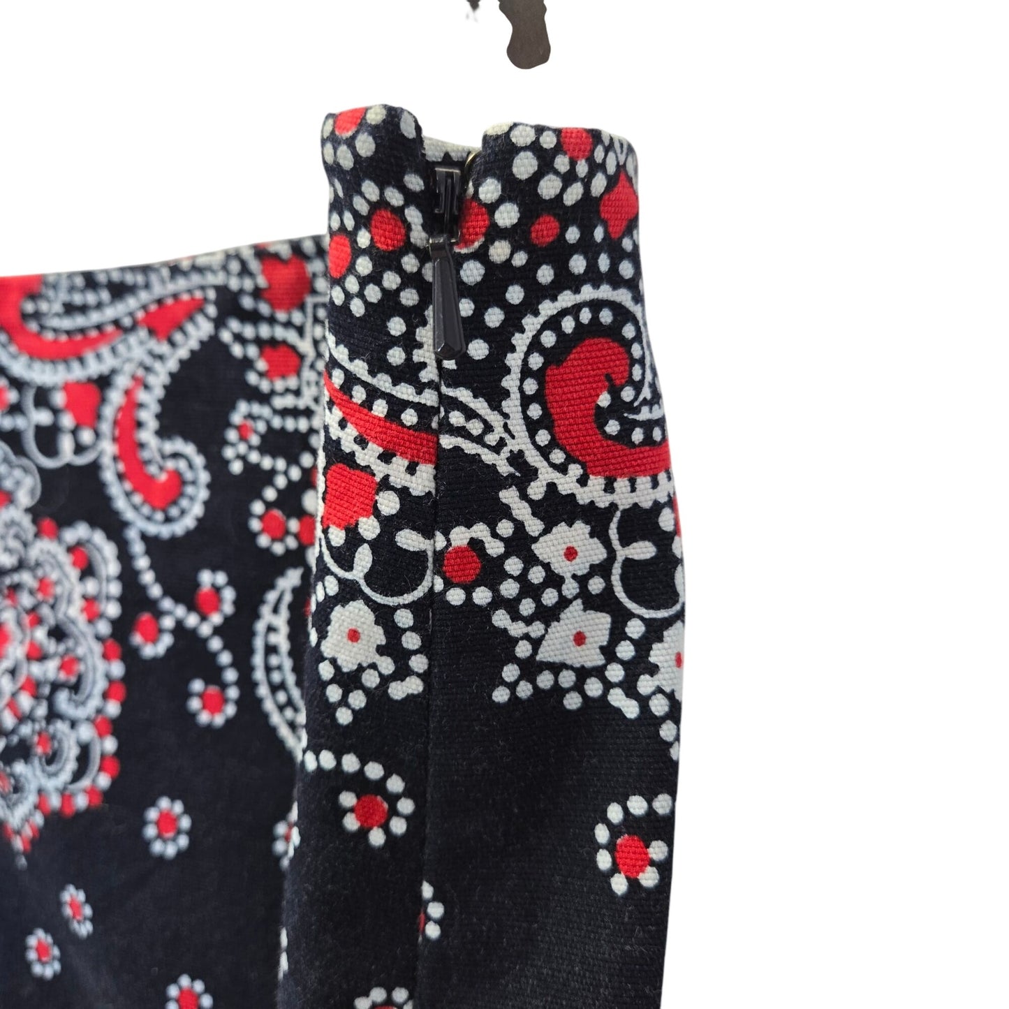Talbots Bandana Print Pencil Skirt Size 4