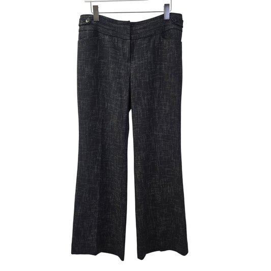 The Limited Cassidy Fit Rayon Blend Textured Wide Leg Trouser Pants Size 8