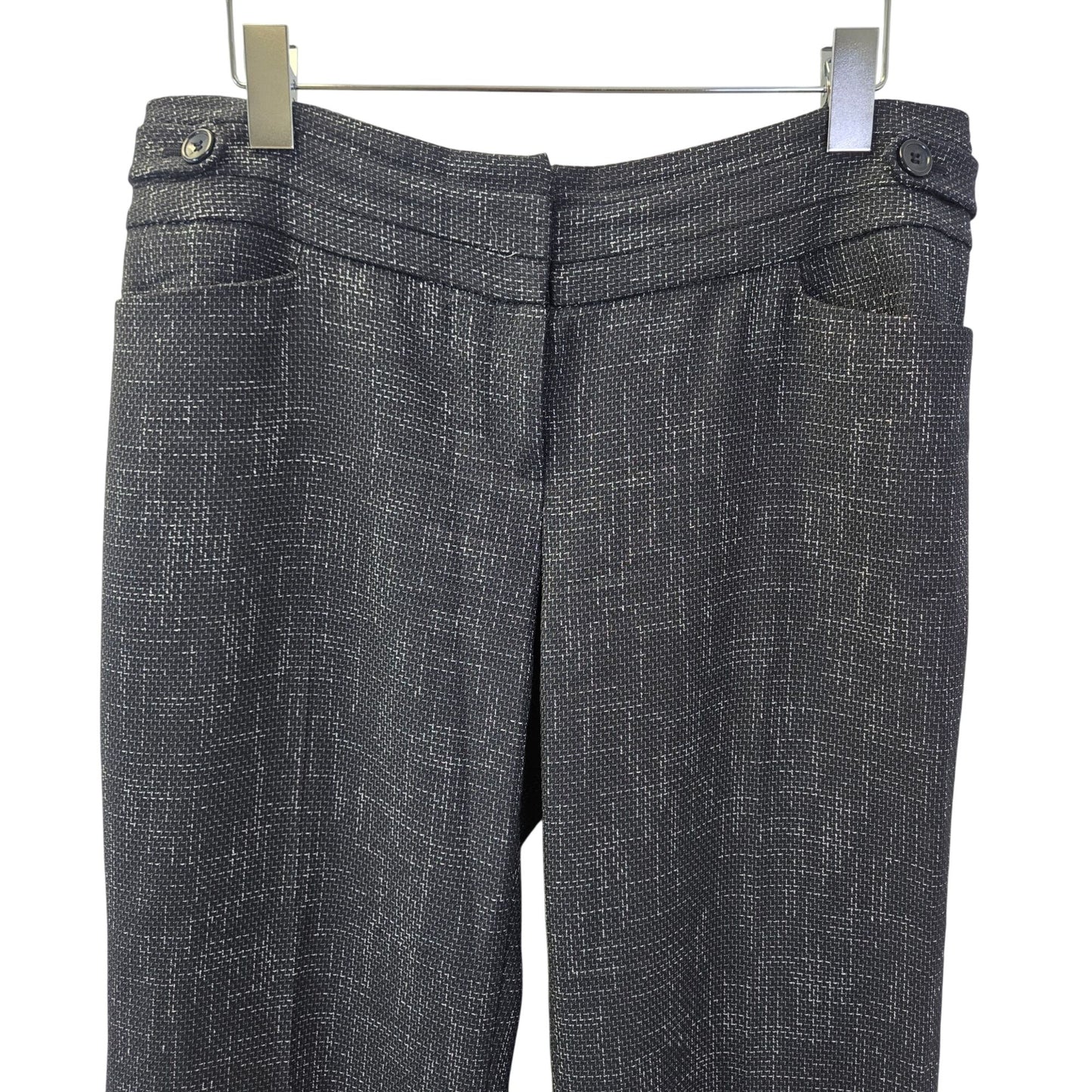 The Limited Cassidy Fit Rayon Blend Textured Wide Leg Trouser Pants Size 8