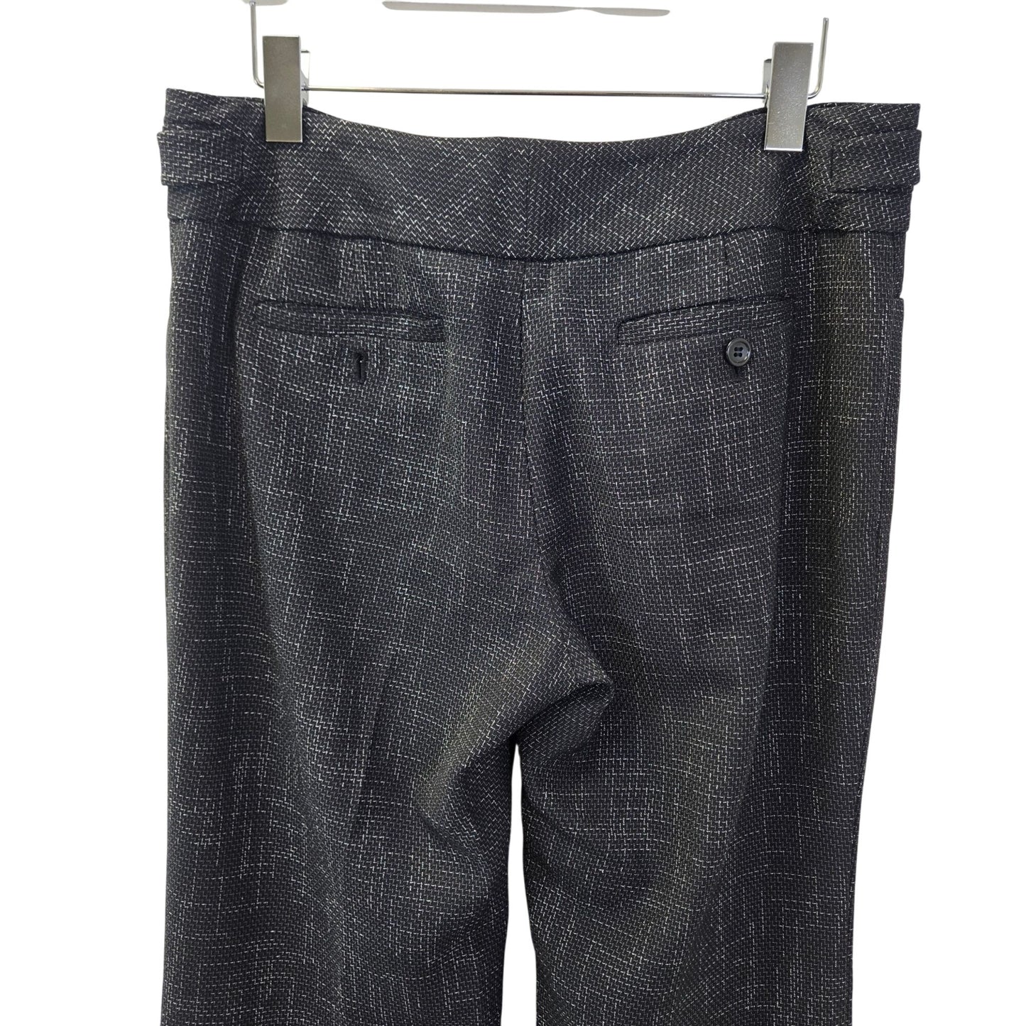 The Limited Cassidy Fit Rayon Blend Textured Wide Leg Trouser Pants Size 8